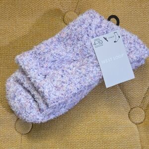 3/$12 NWT Pink Fuzzy Womens Socks